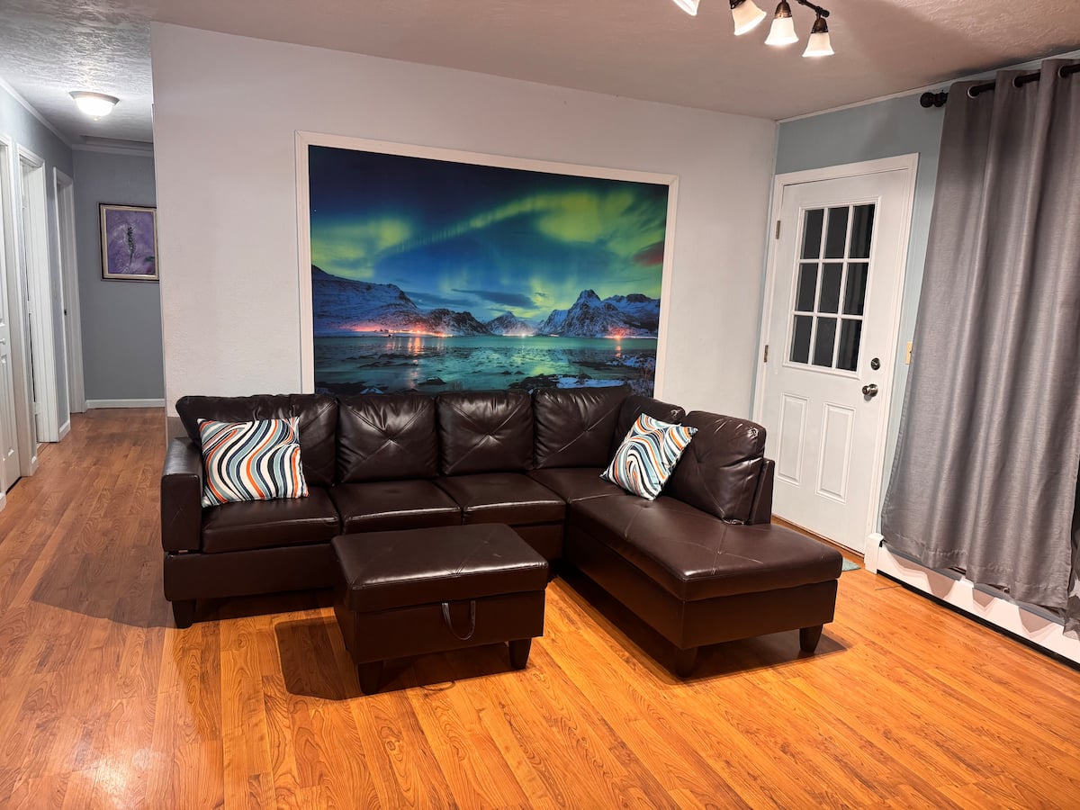 Three-bedroom unit interior